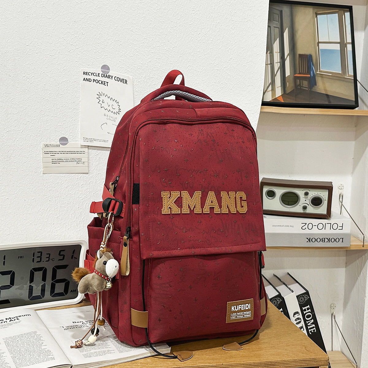 Trendy Grafikdesign Rucksack Brehn