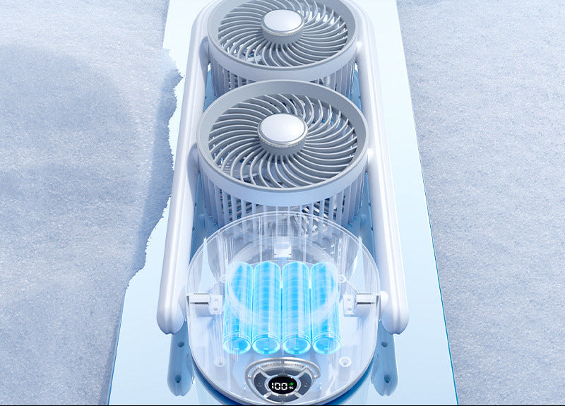 Damen Tragbarer Doppelventilator Brehn