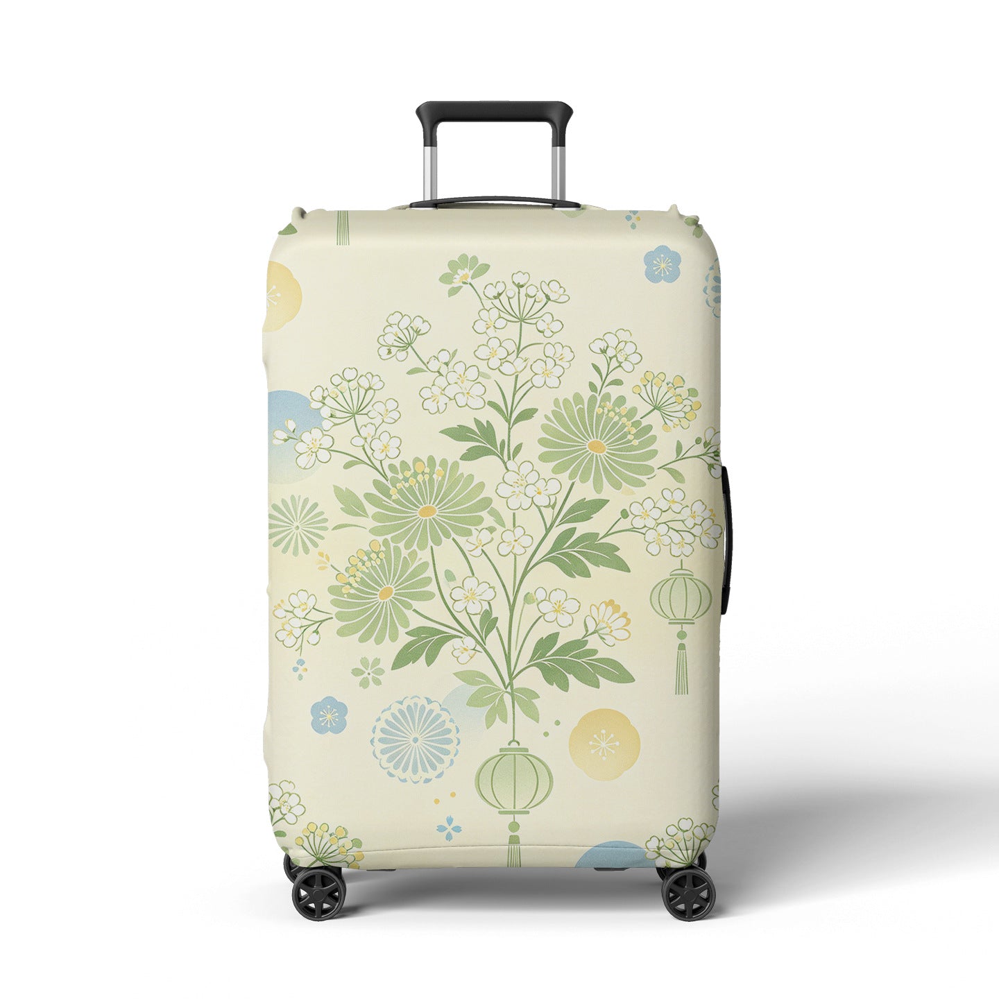 Damen Reisekoffer Brehn Blumendesign mit verstellbarem Griff