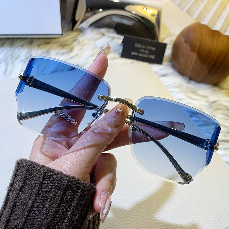 Damen exklusive geometrische Sonnenbrille Brehn