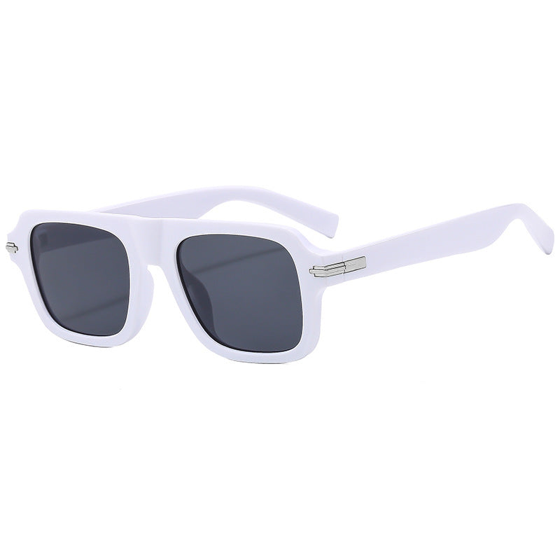Damen Designer-Sonnenbrille mit modernem eckigen Rahmen und polarisierten Gläsern Brehn
