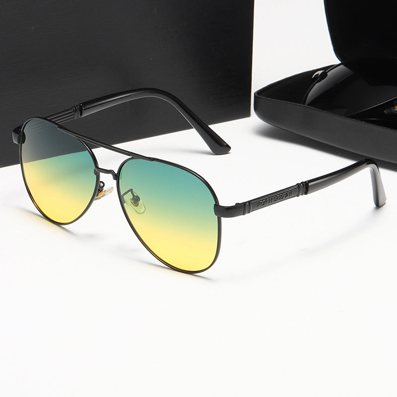 Damen Elegante Piloten-Sonnenbrille mit hochwertigen Polarisationsgläsern Brehn