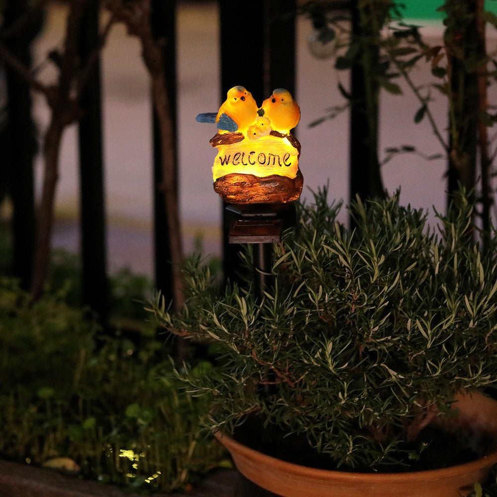 Realistischer Solar-Vogel-Gartenstecker Mit Bewegungssensor Und Wetterfestem Design Brehn