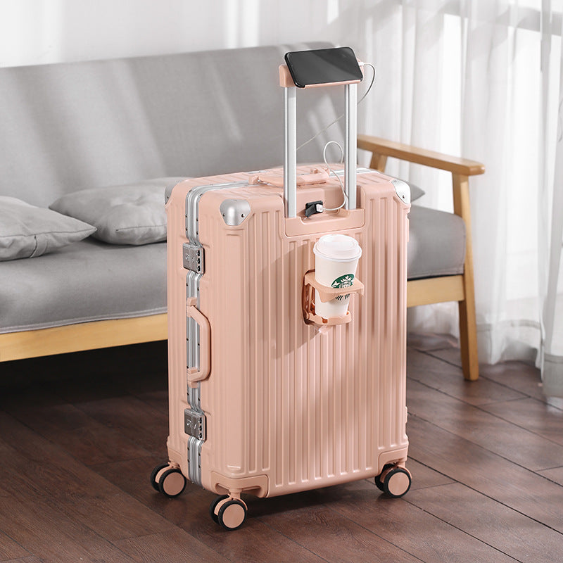 Unisex Smart Travel Koffer mit USB-Ladeanschluss Brehn