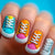 Kreative Kunstnagel mit Sneakers-Design Brehn
