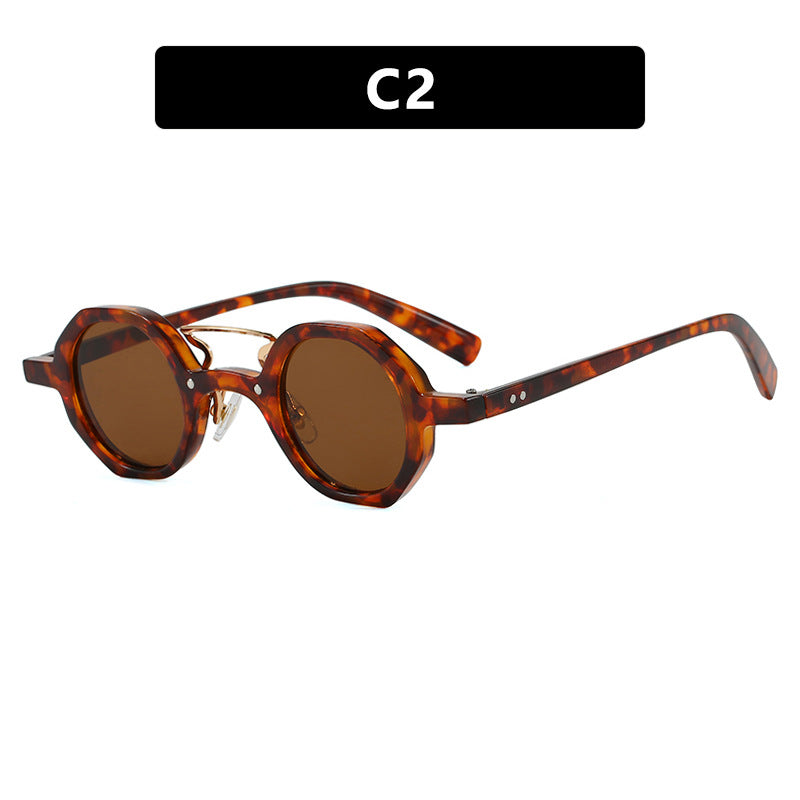 Damen stilvolle Sonnenbrille im einzigartigen achteckigen Design Brehn