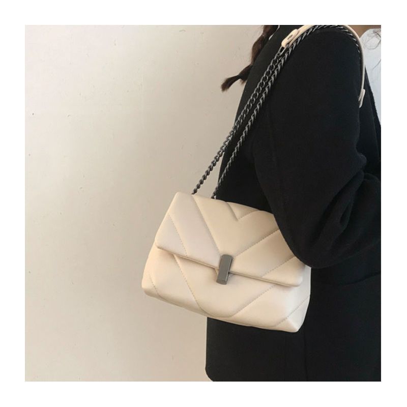 Elegante gesteppt Schulter-Handtasche Brehn