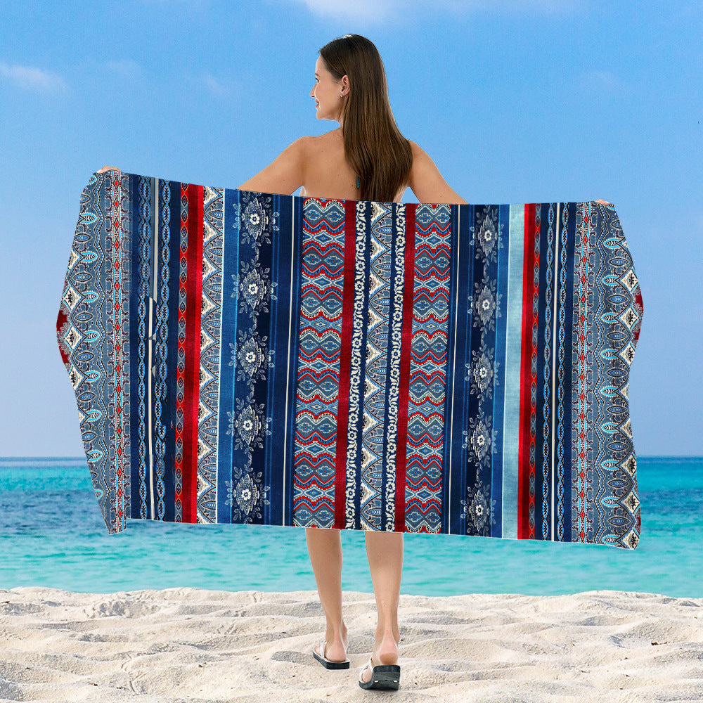Stranddecke mit exklusivem geometrischen Tribal-Design Brehn