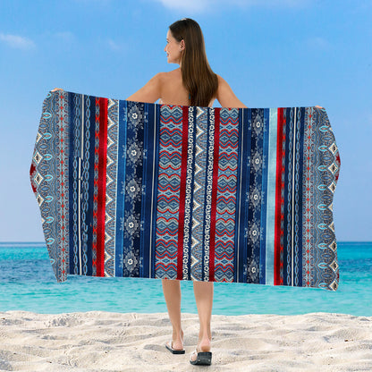 Stranddecke mit exklusivem geometrischen Tribal-Design Brehn