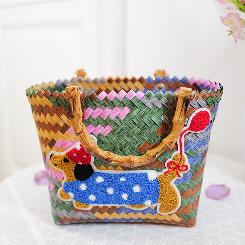 Handgewebte Strandtasche Brehn