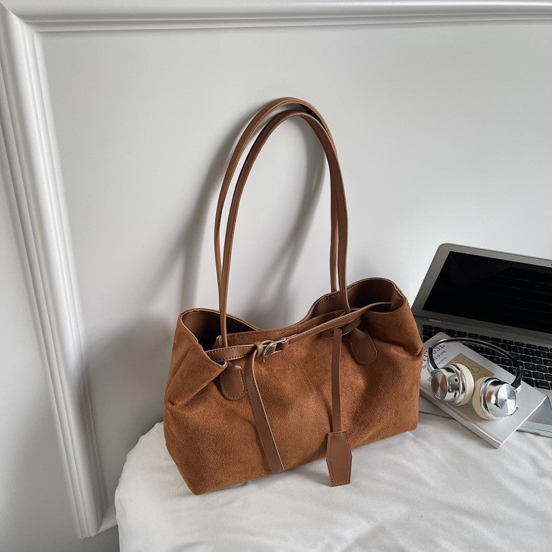 Luxe Wildleder Tote Bag Brehn