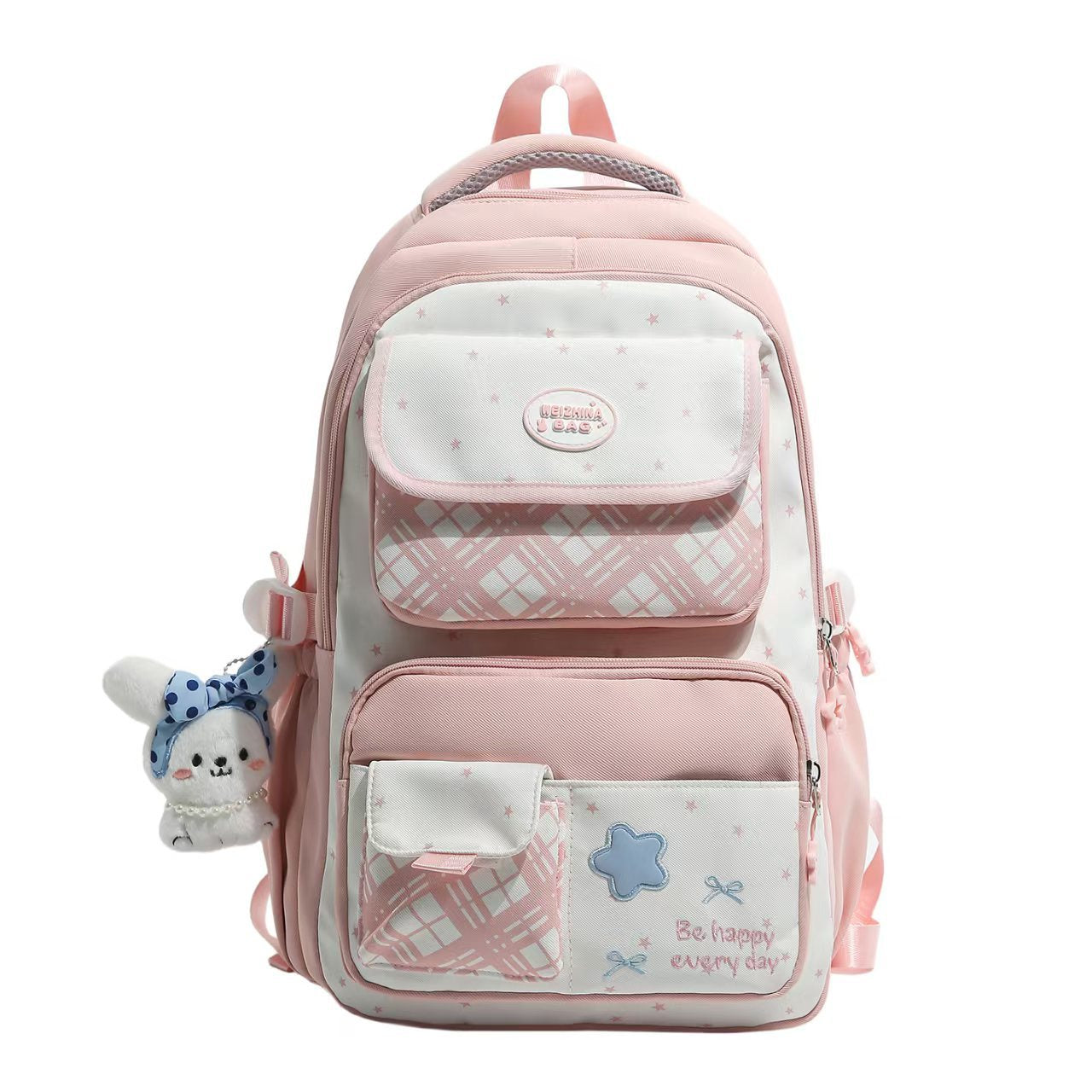 Multi-Compartt Plüsch Charakter Rucksack Brehn