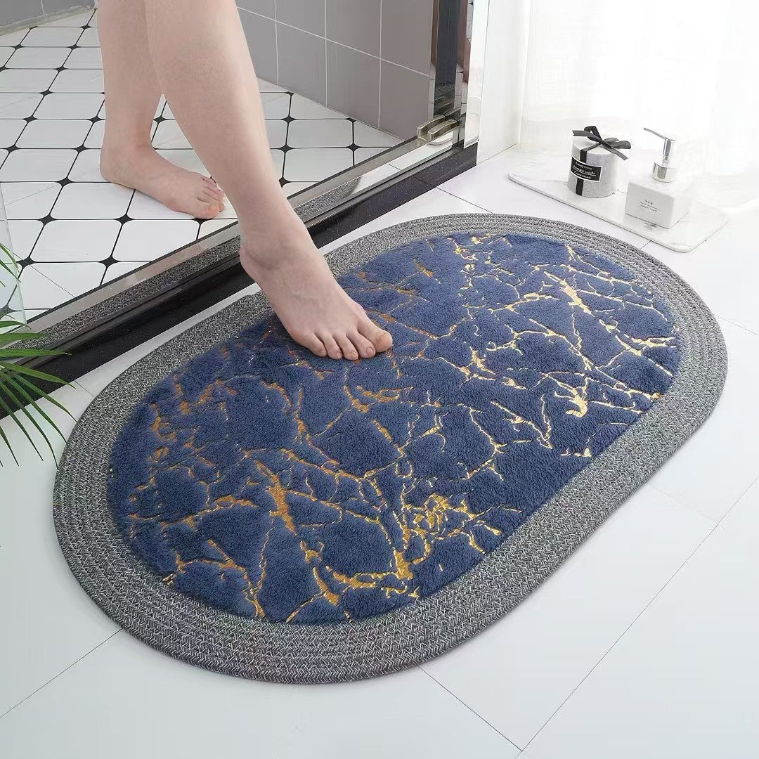 Luxuriöse Marmor Muster Badmatte