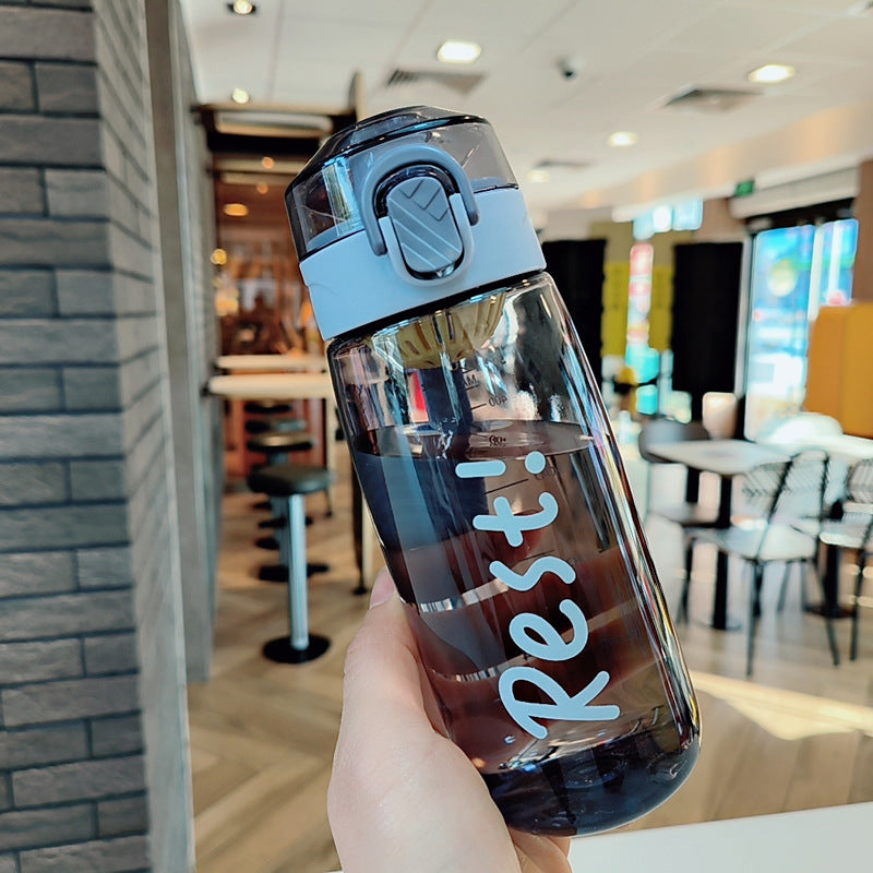 Damen Ergonomische Wasserflasche für Fitness Brehn