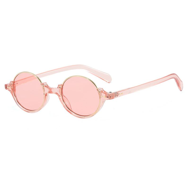 Damen runde Sonnenbrille mit elegantem Kunststoffrahmen Brehn