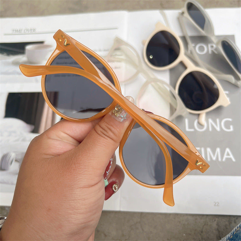 Chic Retro Runde Rahmen Sonnenbrillen Brehn