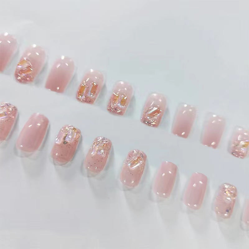 Kunstnägel mit Glitzer- und Farbverlaufsdesign Brehn