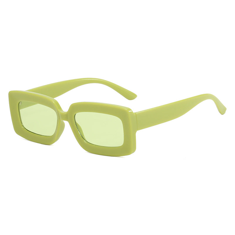 Damen futuristische Quadratische Sonnenbrille Brehn