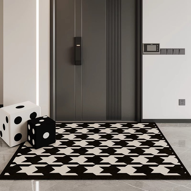Moderne geometrische Fußmatte