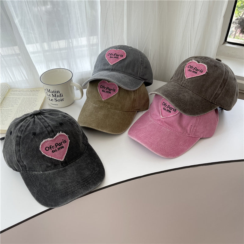 Damen Vintage-inspiriertes besticktes Baseballcap Brehn
