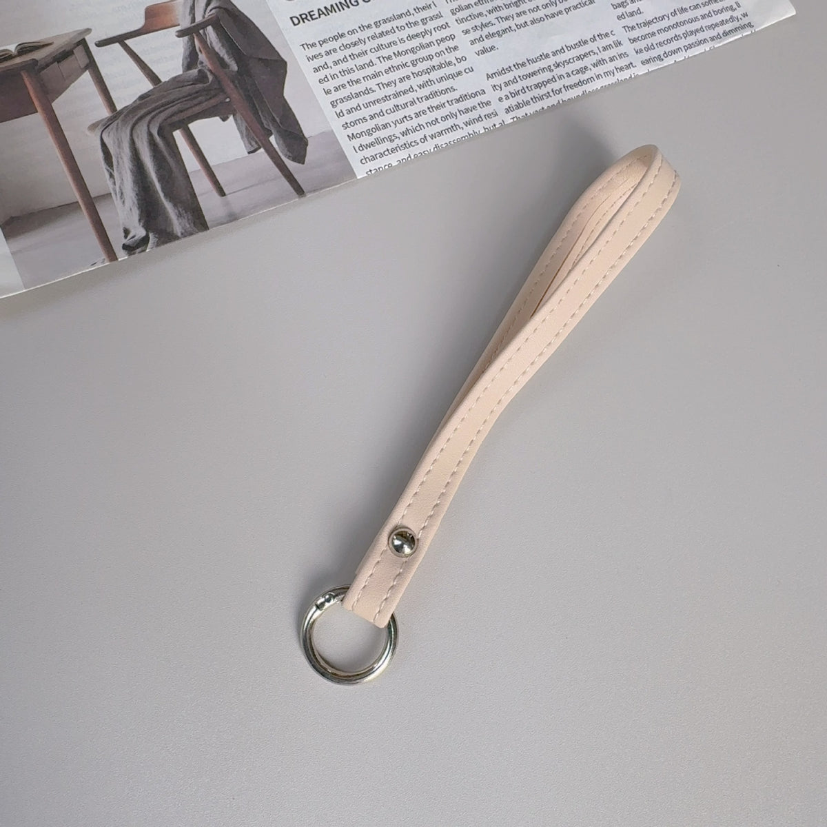 Stylischer Kunstleder-Schlüsselanhänger-Gurt Brehn