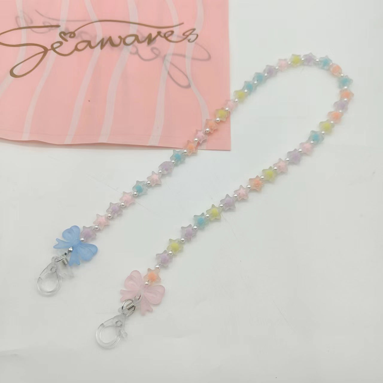 Trendige Brillenkette mit Sternen-Design Brehn