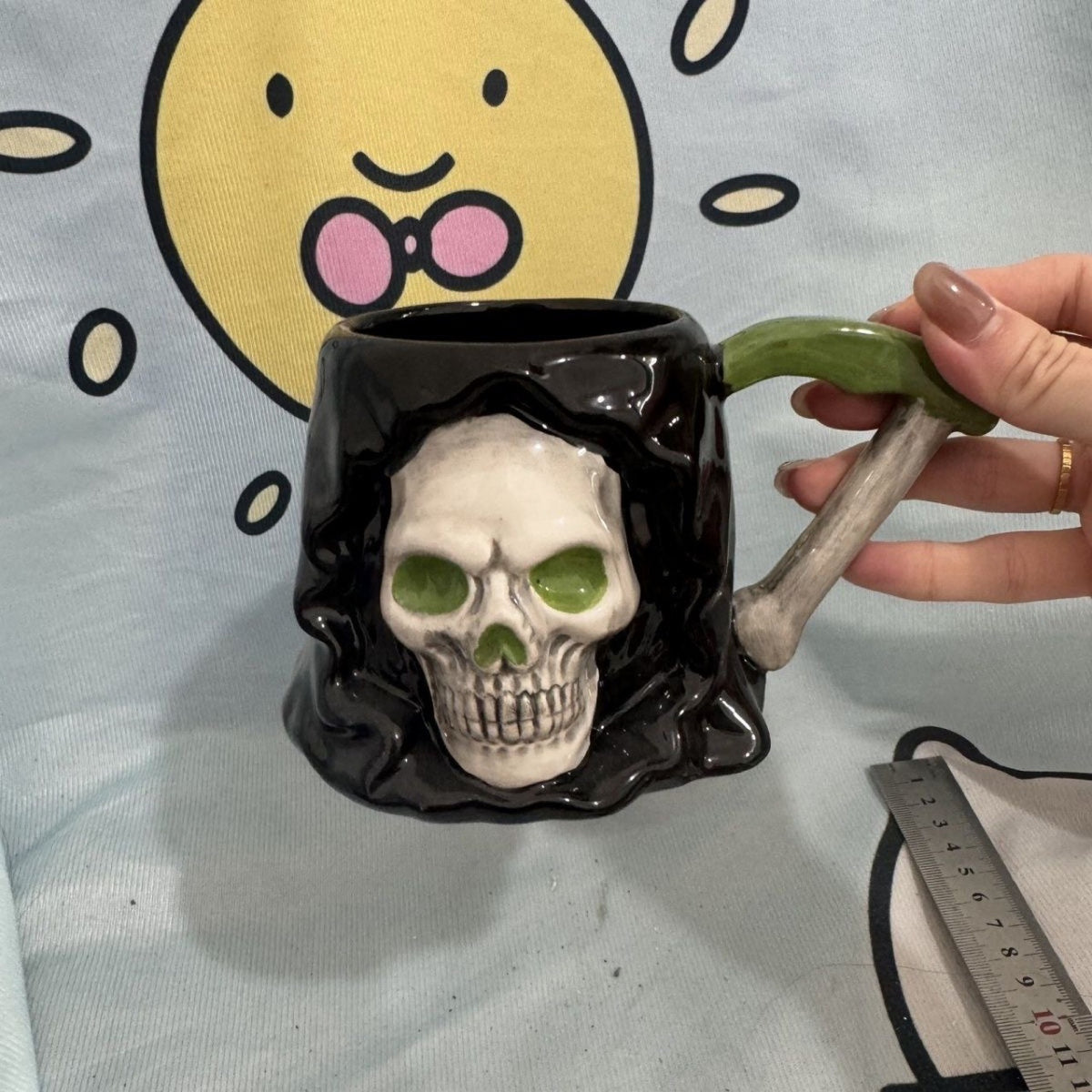 Gruselige Totenkopf Tasse Brehn