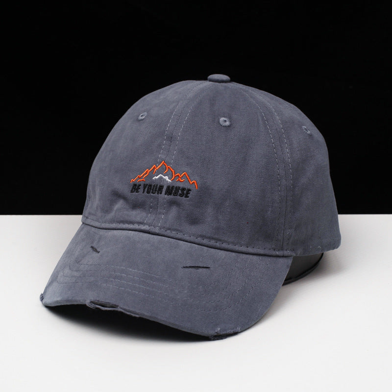 Damen Vintage Baumwoll Bestickte Baseballmütze Brehn