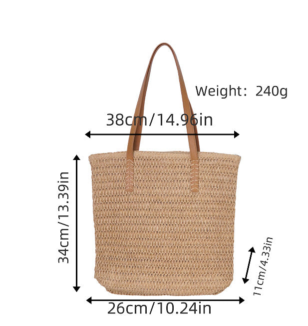 Handgefertigte Strandtasche Brehn