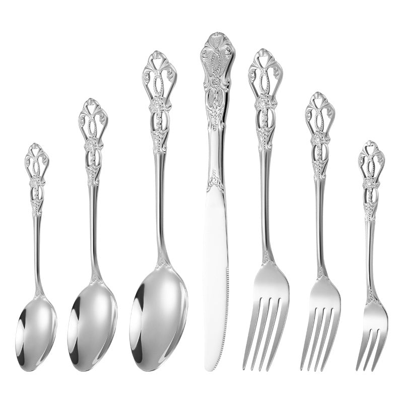 Elegante und Kunstvoll Gestaltete Salatgabel Brehn