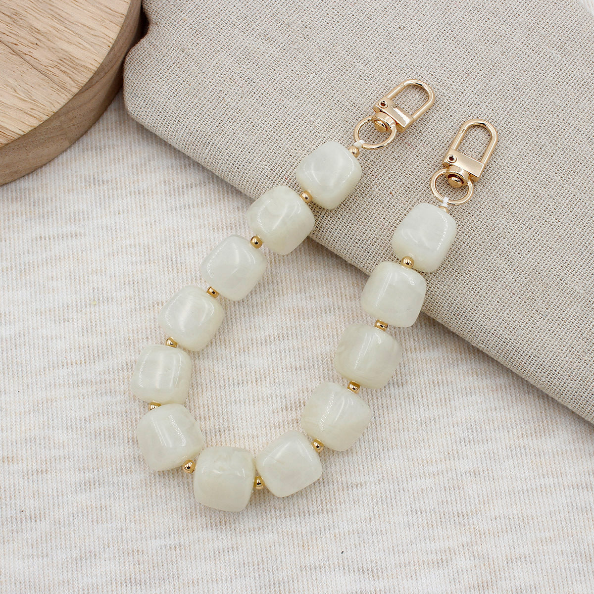 Chunky Beaded Brillen Kette Brehn