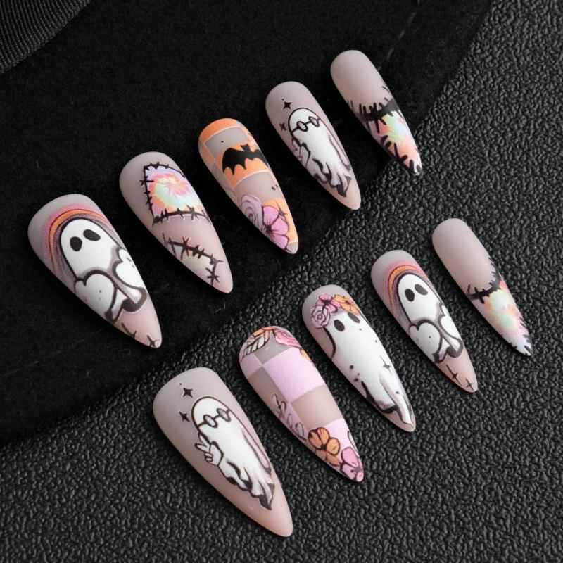 Künstlerisches Halloween-Themen-Nagel-Set Brehn