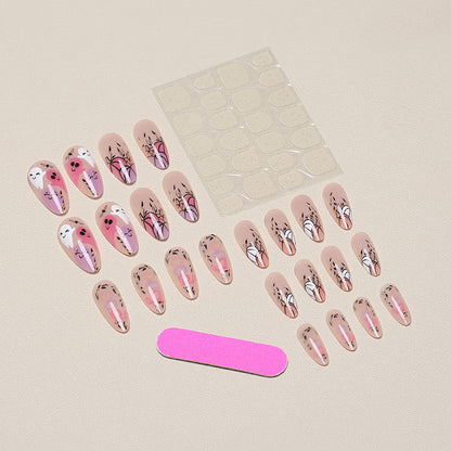 Halloween-Themen Druck-On-Nagelkunst Set