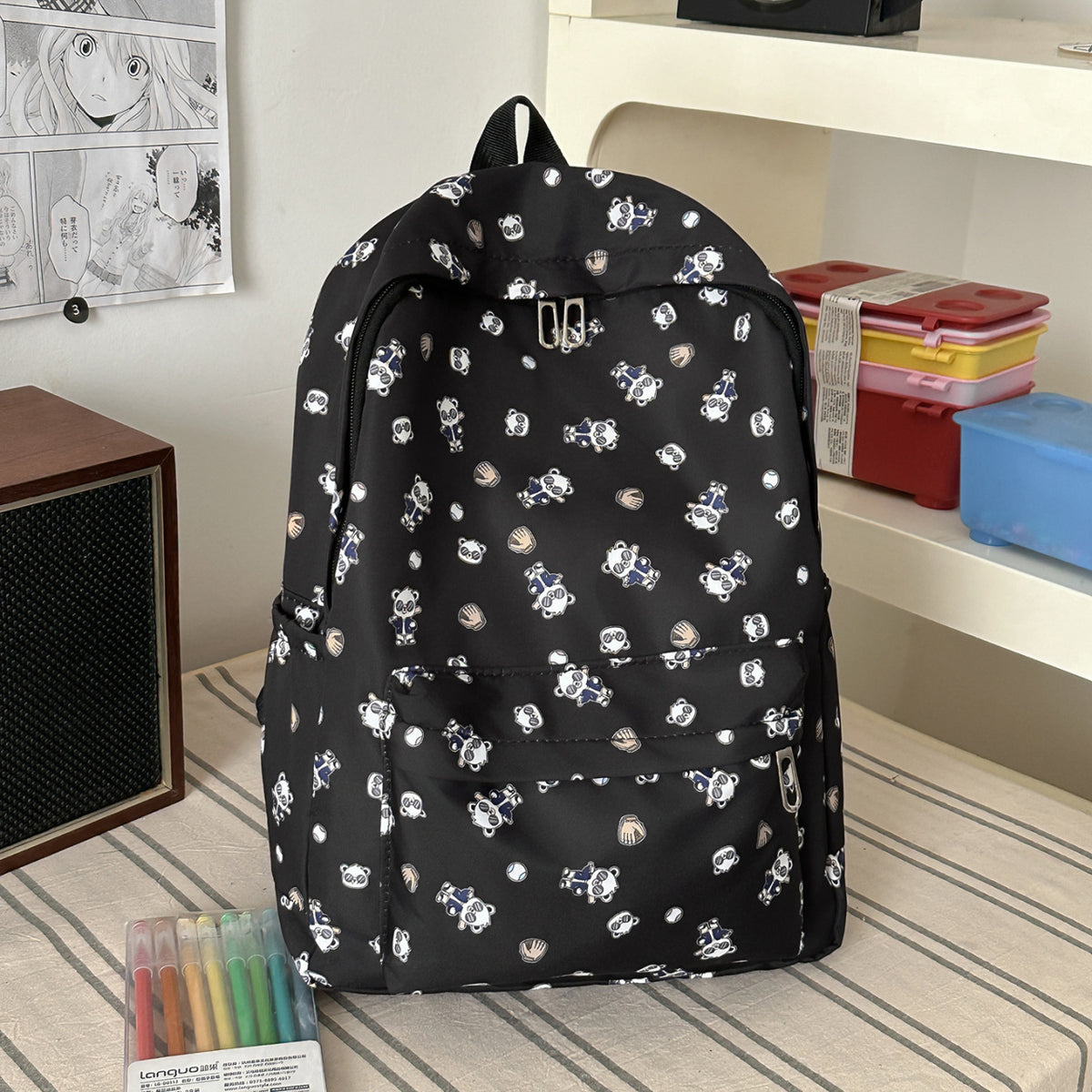 Verspielt Panda Druck Rucksack Brehn