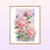 Floral Peony Illustration Wandkunst Brehn