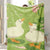 Launische Enten-Themen Fleece-Wurfdecke