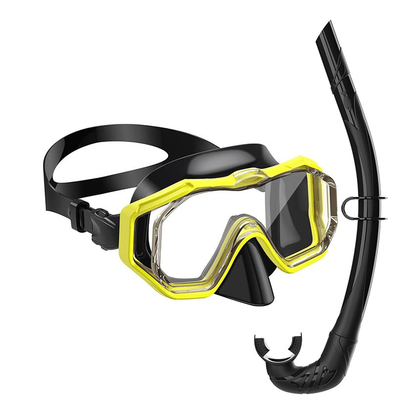 Tauchausrüstungsset mit Ergonomischer Tauchmaske und Flexiblem Schnorchel Brehn
