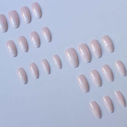 Elegante Faux-Mandel-Form Druck-Nägel