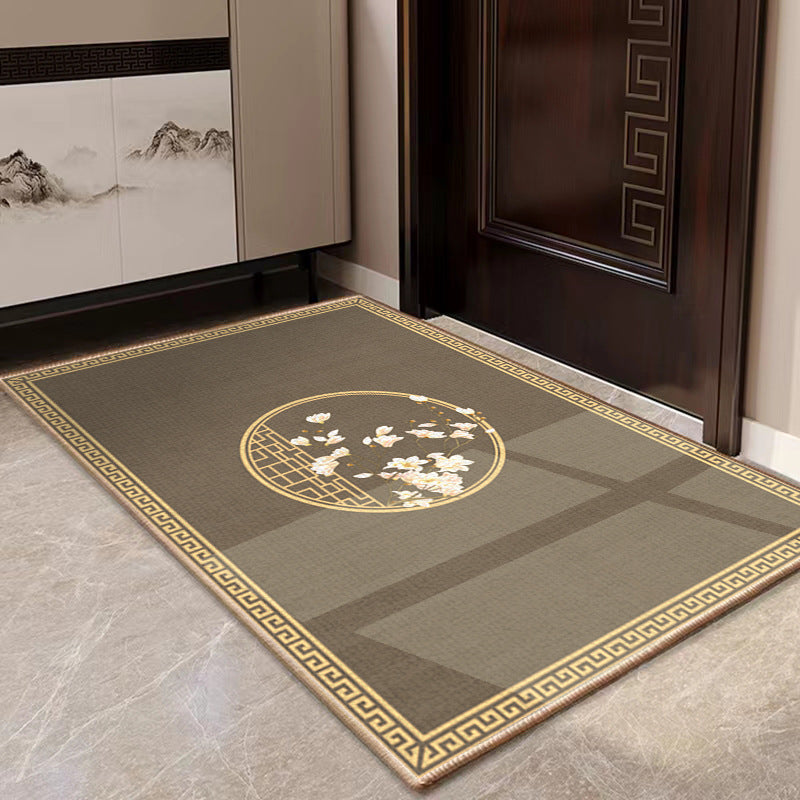 Eleganter dekorativer floraler Teppich