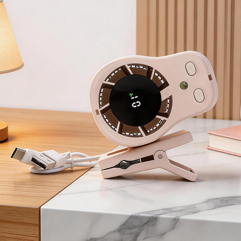Damen Kofferclipventilator mit LED-Temperaturanzeige Brehn