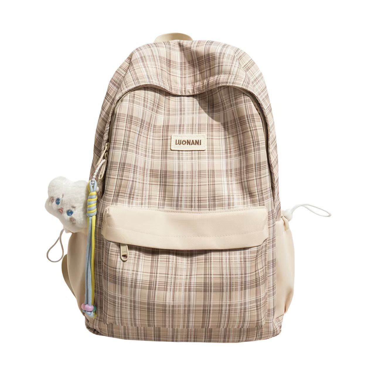 Klassischer Karierte Rucksack Brehn