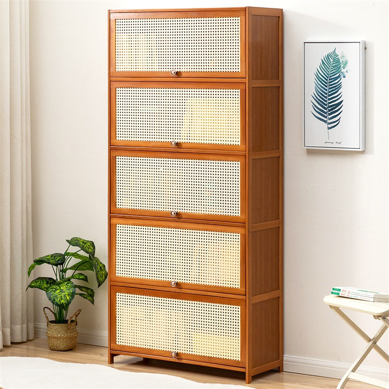 Aufbewahrungskommode Mit Dekorativer Rattanfront Und Funktionalem Stauraum Brehn