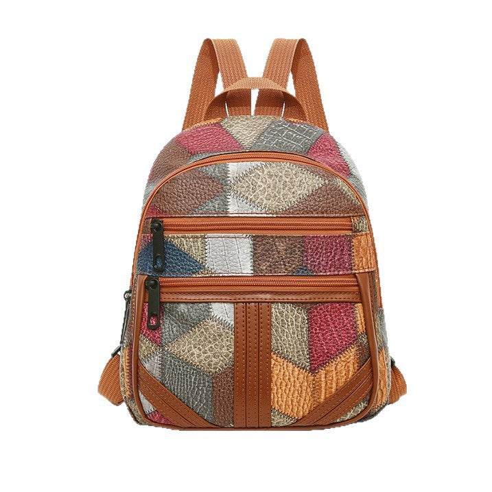 Stilvolle geometrische gemusterte Mini-Rucksack Brehn