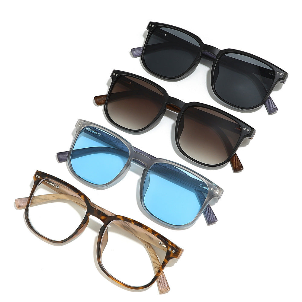 Retro-Stil Quadrat Rahmen Sonnenbrille Brehn