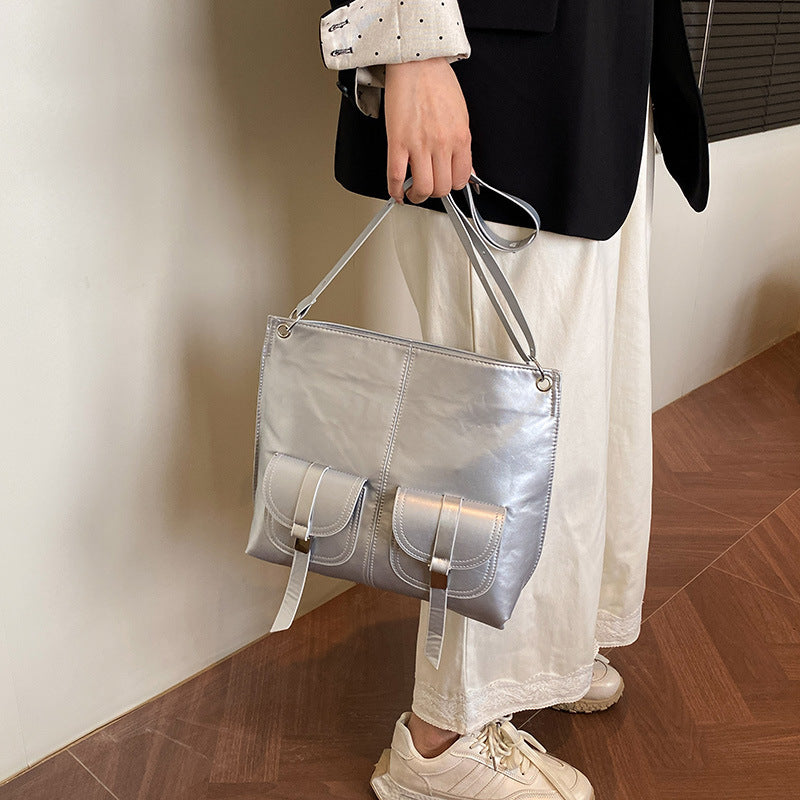 Moderne Strukturierte Schultertasche Brehn