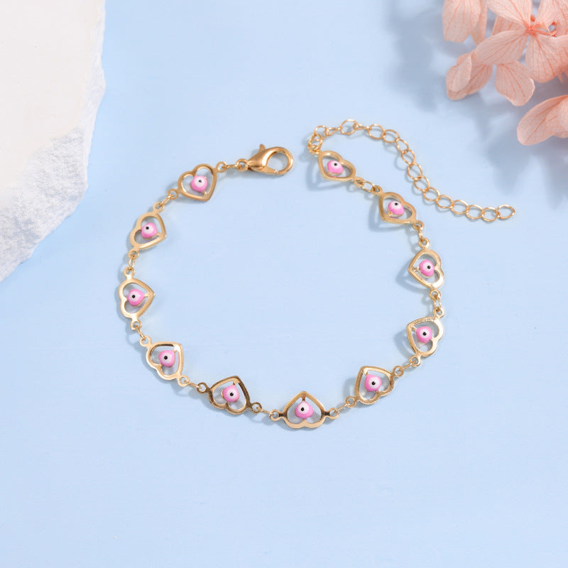 Herzförmiges Perlenarmband Brehn