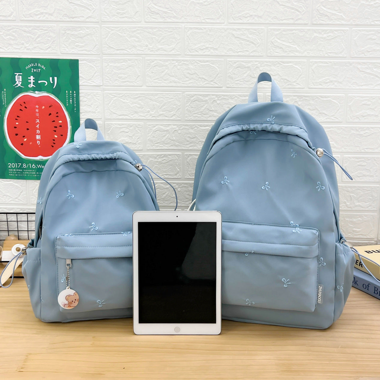 Lustige gemusterte lässige Rucksack