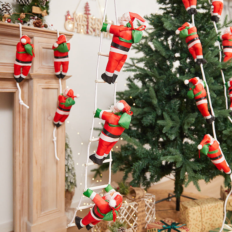 Verspielte Weihnachtsmann Dekorationsfigur Brehn