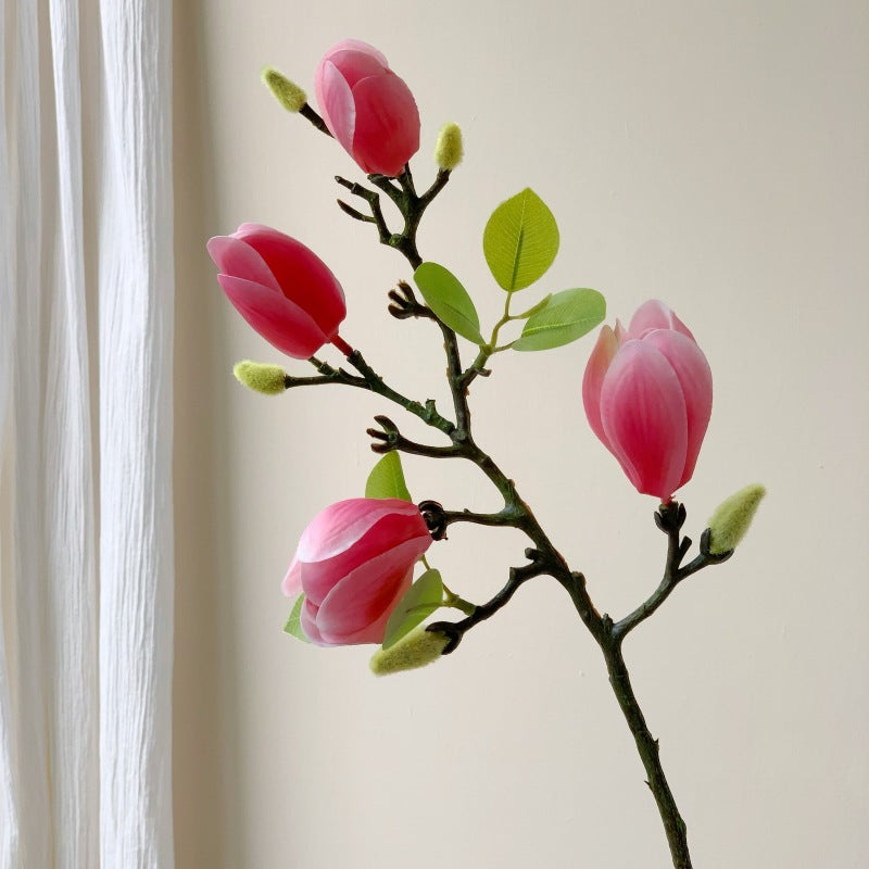 Dekorative Faux-Magnolienzweig
