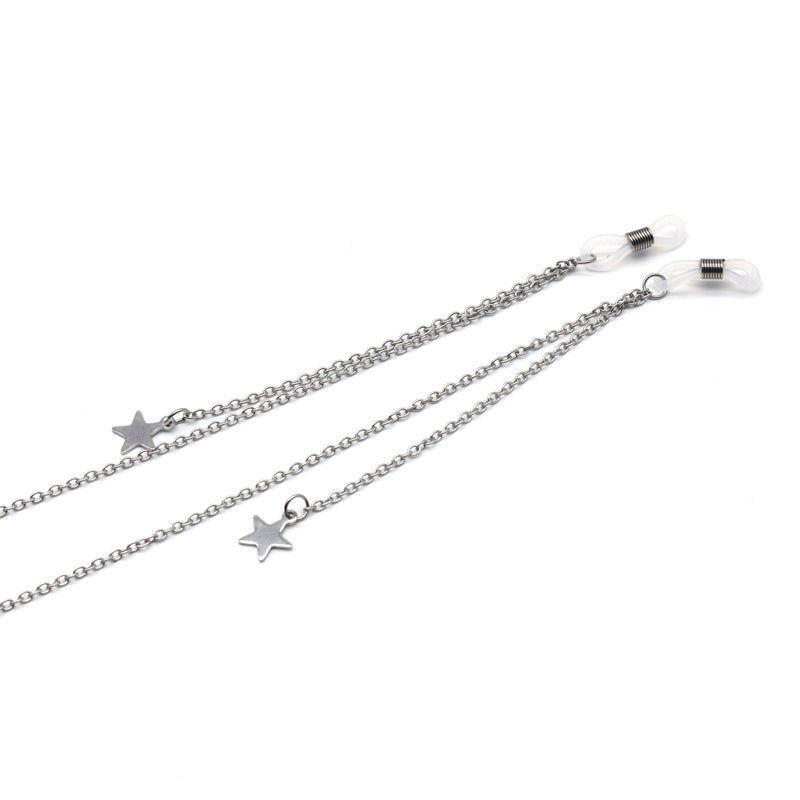 Stern-akzentuierte Ketten-Brillenhalter Brehn
